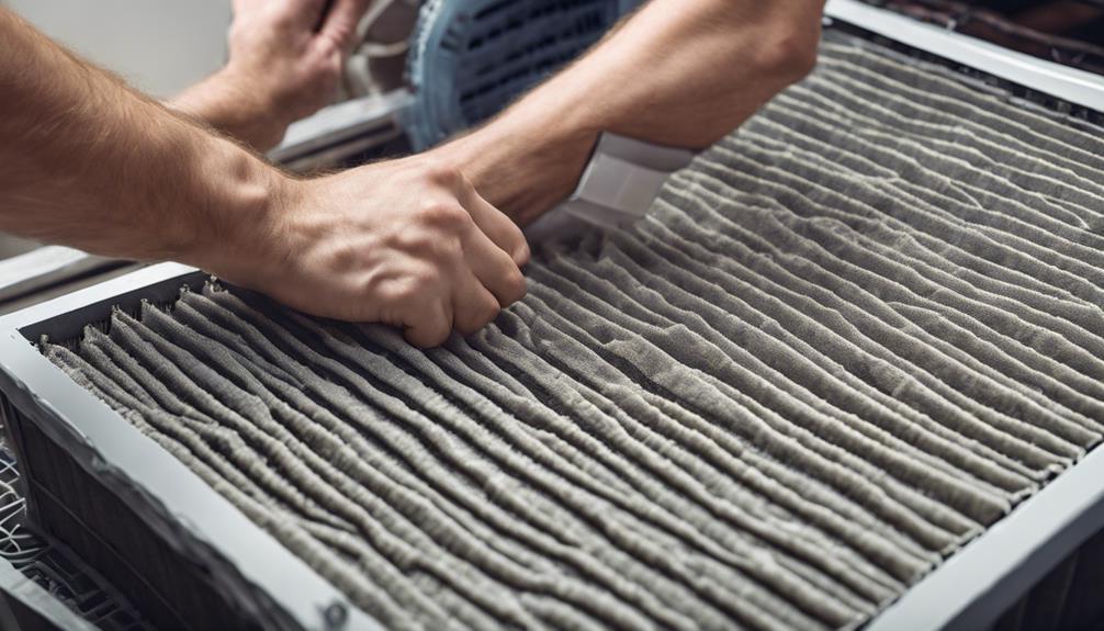 replace dirty air filter