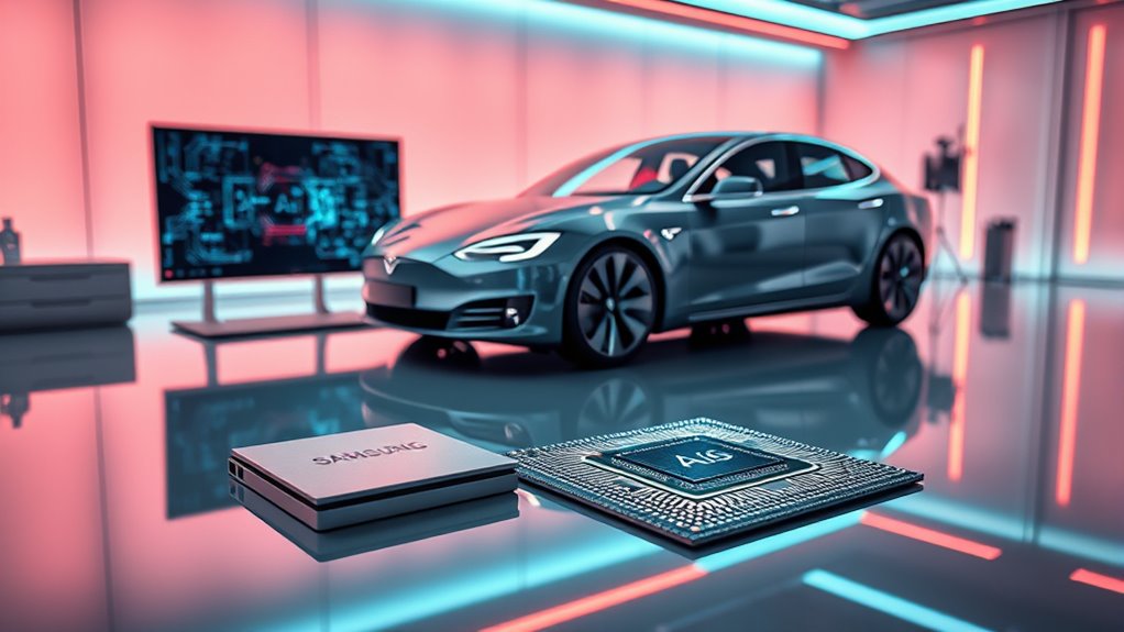 tesla samsung ai6 collaboration