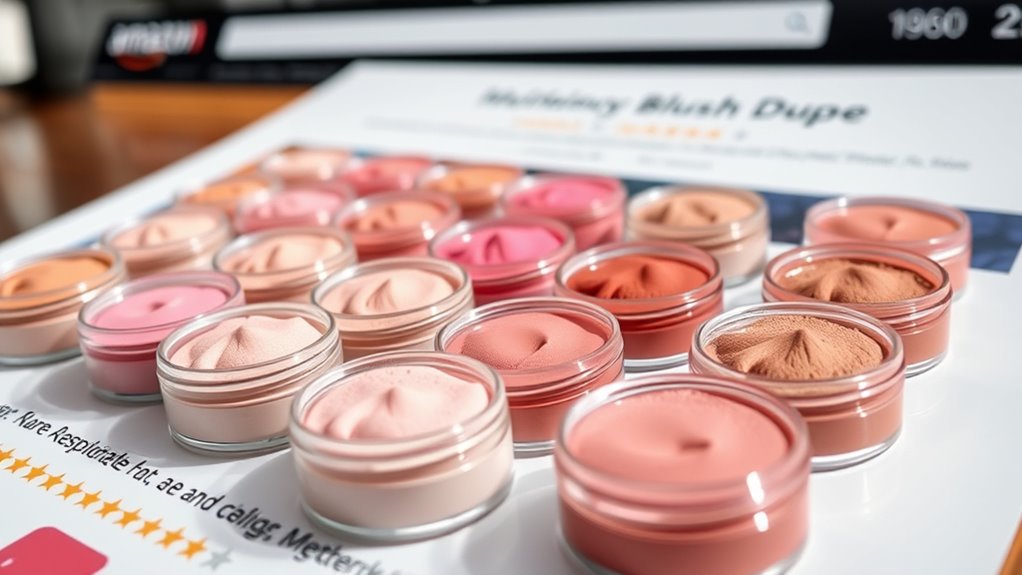 choosing quality matching blush