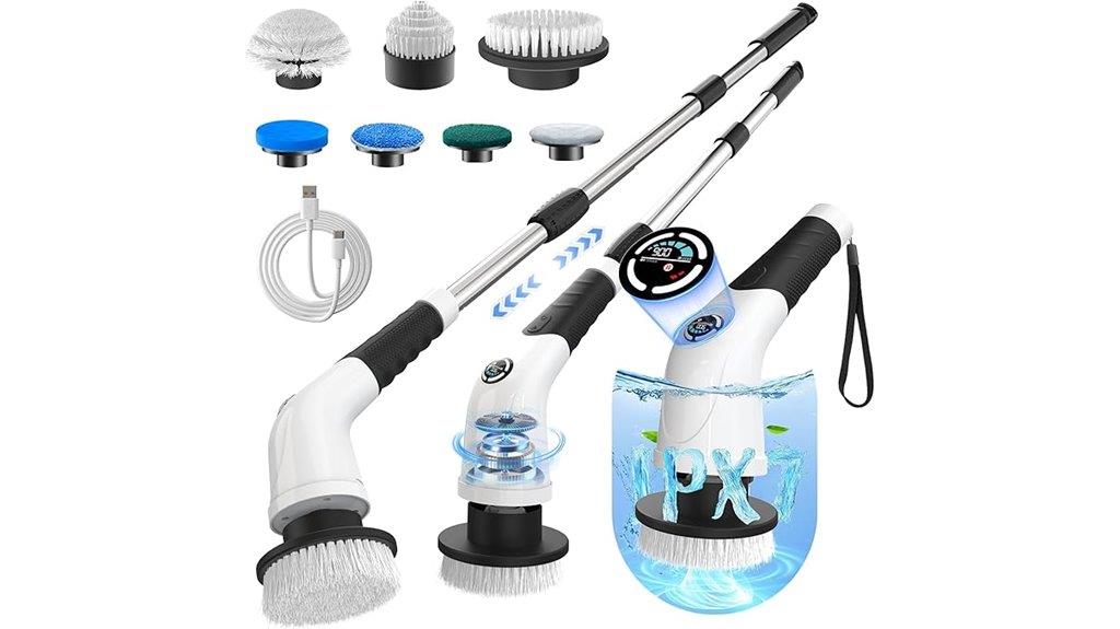 cordless multi head cleaning tool