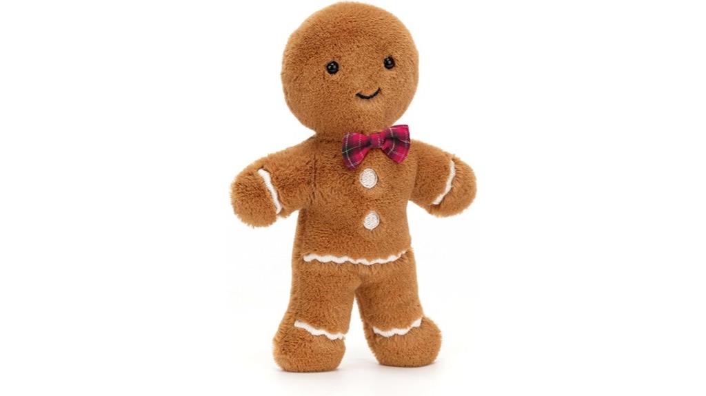 gingerbread fred jellycat toy