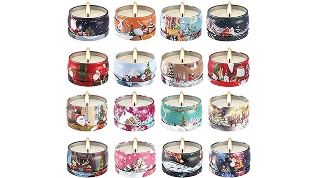 holiday aromatherapy candle set