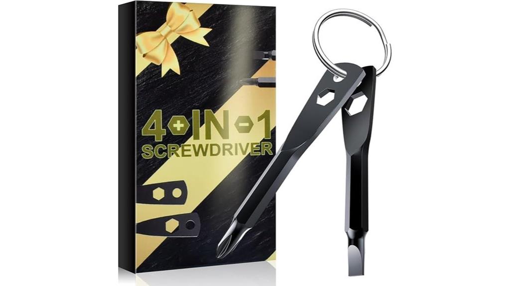 multifunctional men s keychain tool