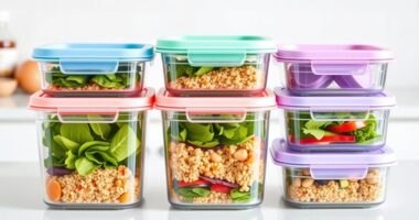 top glass food storage