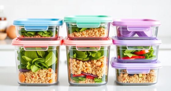 top glass food storage