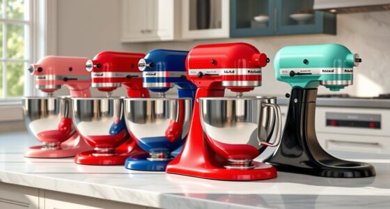 top kitchenaid mixer colors