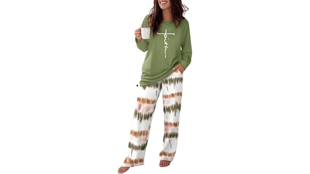 women s two piece lounge pajama