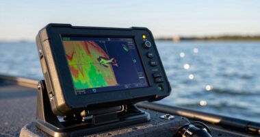 fishing tech with gps