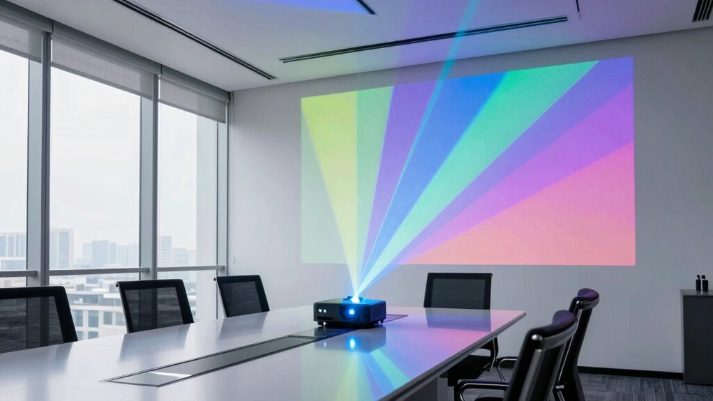 interactive flexible durable projection