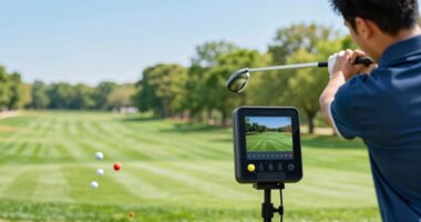 measuring golf swing data