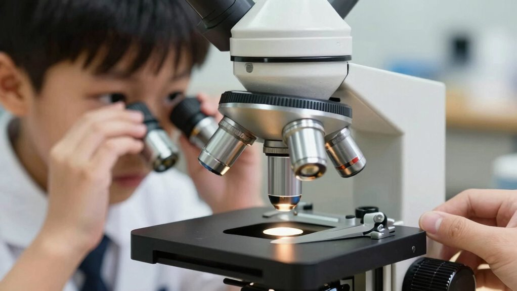 microscope care and preparation