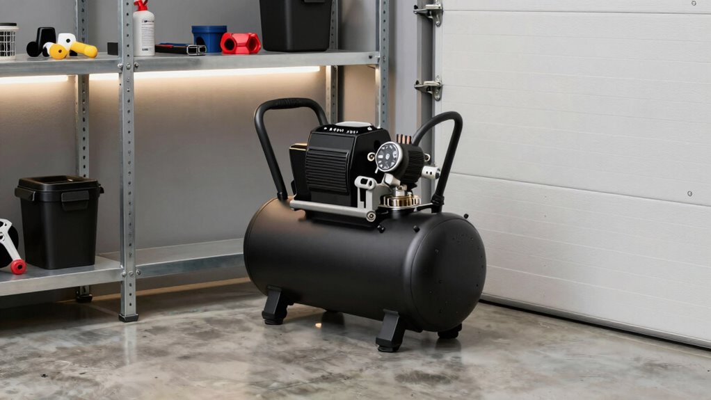 quiet efficient garage compressor