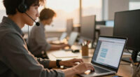 Customer service + BPO. The operational-scale displacement.