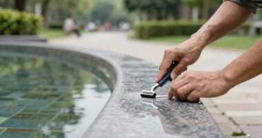 Reflecting pool was cut with ‘sharp knife or razor’, National Park Service says