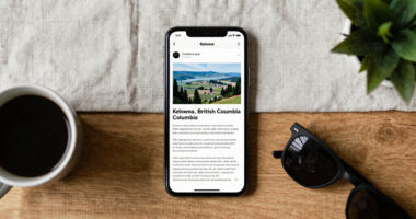 Kelowna, British Columbia, Canada Surges In Global Coverage