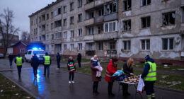 Russian Strike On Apartment Building In Kharkiv, Ukraine, Injures 25 People, Including Nine Children, Regional Governor Says
