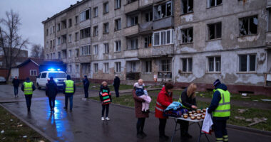 Russian Strike On Apartment Building In Kharkiv, Ukraine, Injures 25 People, Including Nine Children, Regional Governor Says