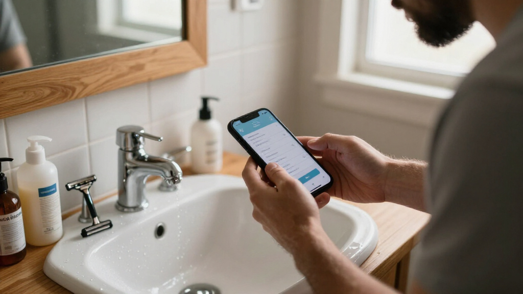 Men's Grooming Tech: Using An App To Measure Skincare Habits