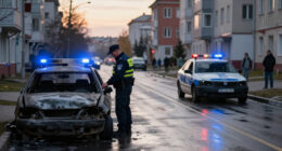 Russian Police Shoot 17-Year-old Suspected Of Setting Two Patrol Cars On Fire In Yekaterinburg